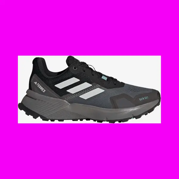 Adidas Terrex Soulstride Rain.Rdy Damen Trailrunningschuhe Grau/weiß - 40 thumbnail