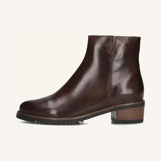 Everybody Belport Enkellaarsjes - Enkelboots Met Rits - Dames - Bruin - Maat 44