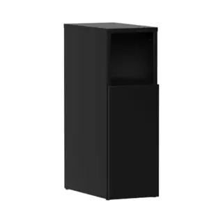 Vicco Nachtschrank Enton, Schwarz, 20 X 59.5 Cm Mit 1 Tür (1-St)
