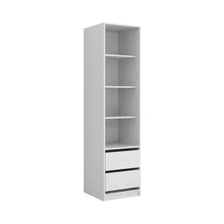 Vicco Kleiderschrank Elmo, Weiß, 50 X 200 Cm