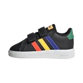 Adidas Grand Court Hook And Loop Schuhe Schwarz Rein Babygrün - 21