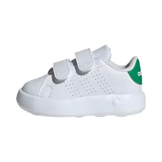 Adidas Unisex Baby Advantage Shoes Kids, Cloud White/Cloud White/Green, 3 Uk Child