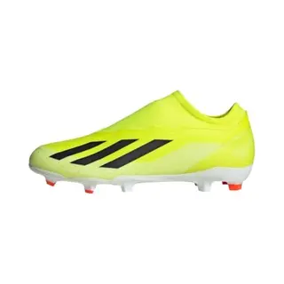 Adidas Unisex X Crazyfast League Laceless Firm Ground Boots, Solar Yellow/Core Black/Cloud White, 46 Eu