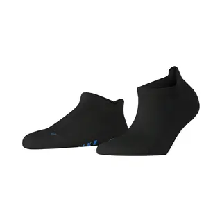 Falke Cool Kick Lichte Padding Functioneel Materiaal Sneakersokken Enkelsokken Dames Zwart - Maat 35-36
