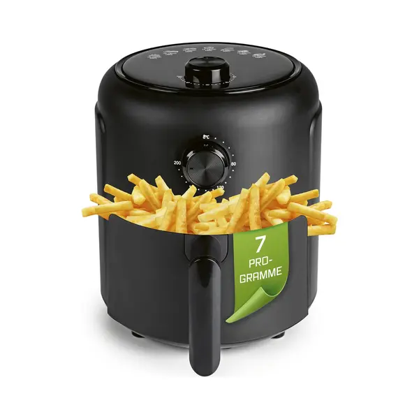 GOURMETmaxx Heißluftfritteuse 2, 3 L, Airfryer Mit Timerfunktion (60 Minuten Timer), 100 W, Nahezu Ohne Öl, Vorheizen & Warmhalten, 1000 W &, 8 In 1 thumbnail
