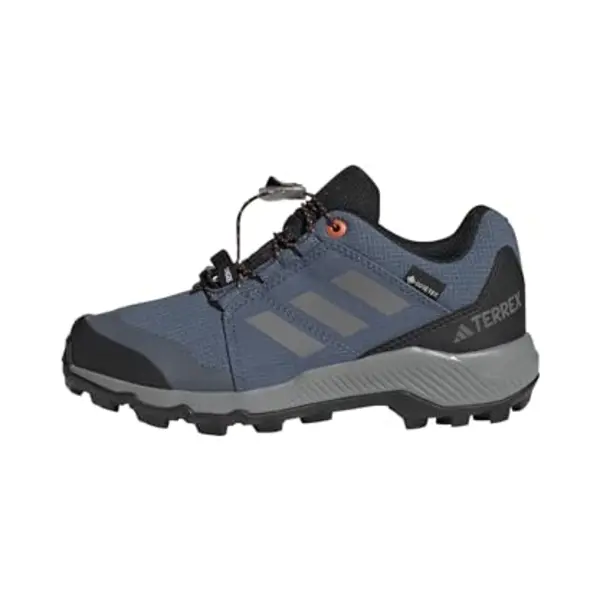 Adidas Unisex Kids Terrex Gore-Tex Hiking Shoes Kids, Wonder Steel/Grey Three/Semi Impact Orange, 5 Uk thumbnail