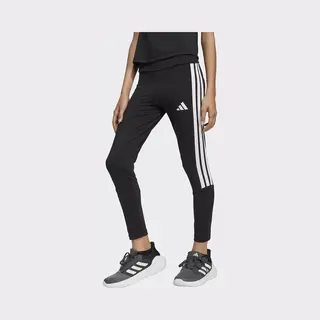Adidas Girl's Train Essentials 3-Stripes Leggings, Black/White, 13-14 Years