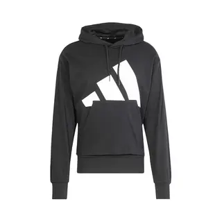 Adidas Men's Essentials Big Logo French Terry Hoodie, Black/White, Xxl