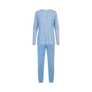 Mey Pyjama 'Flower'Meadow' Lichtblauw / Wit