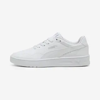 Puma Court Lally Sneakers Voor Dames, Puma Wit Puma Koud Wit Lichtgrijs, 40 Eu