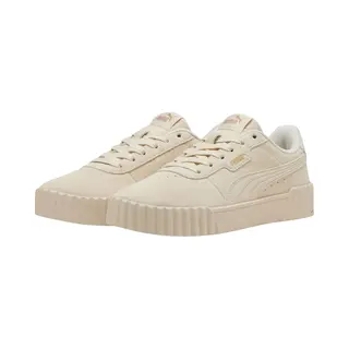 Puma Carina Suede Adult Sneakers Voor Dames, 3.0 Alpine Snow-Gold, 37 Eu