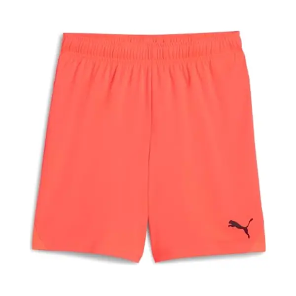 Puma Unisex Kinder Teamgoal Jr Gestrickte Shorts, Neon Sun-Puma Black, 152 Eu thumbnail