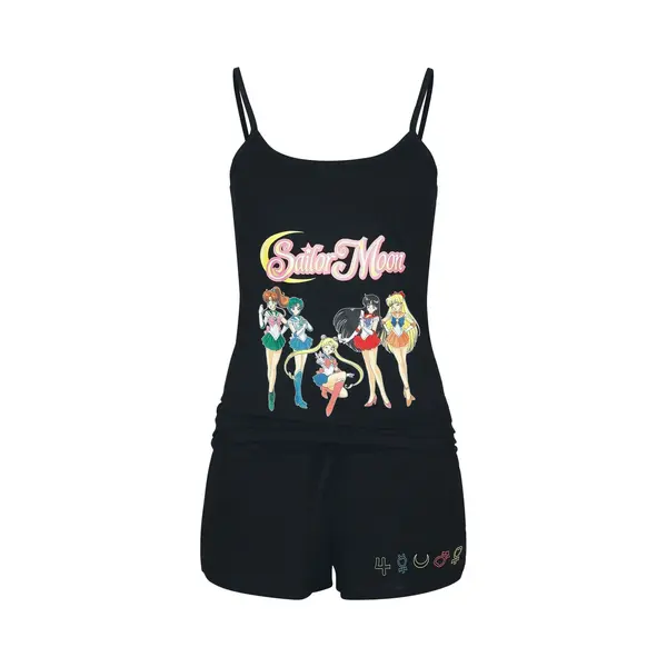 Sailor Moon Group Pyjama Black thumbnail