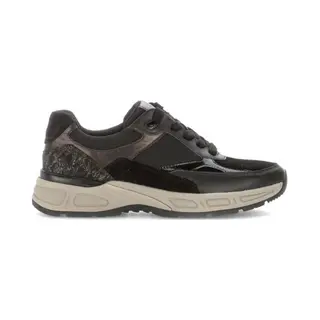 Gabor 585.2 Sneakers Dames - Leren Sneaker - Zwart - Maat 38