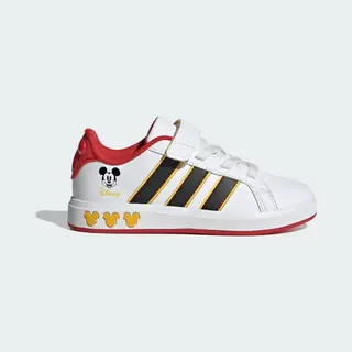 Adidas Sportswear Sportschoen 'Grand Court Mickey' Geel / Rood / Zwart / Wit