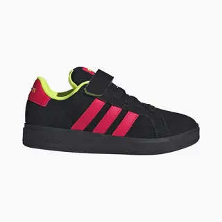 Adidas Grand Court 00s El C Jongens Sneakers Zwart Rood