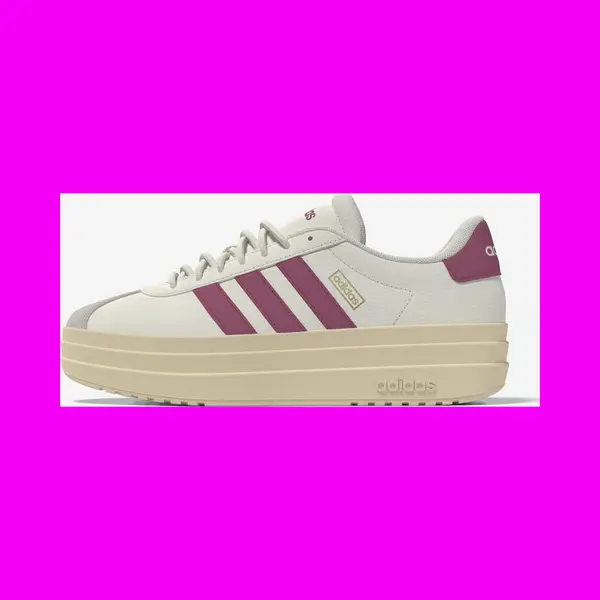 Adidas Vl Court Bold Beige Burdeos Laufschuhe Damen - 40 thumbnail