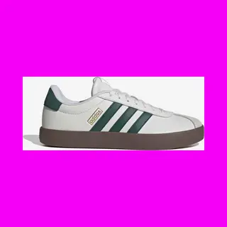 Adidas Herren Vl Court 3.0 Shoes, Core White/Collegiate Green/GUM5, 42 Eu