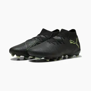 Puma Erwachsene Future 8 Pro Fg/Ag Fußballschuhe 44.5, Black Fizzy Light Green Terrain Yellow