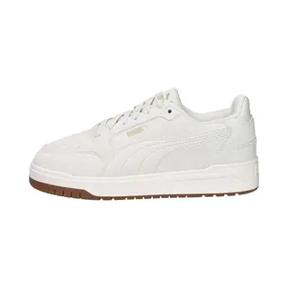 Puma Shuffle Downtown Sd Sneakers, Uniseks, Warm Wit, Stoomgrijs, Puma Goud, 44 Eu