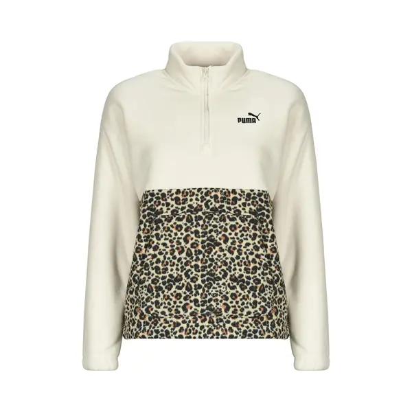 Puma Essentials Relaxed Crew Sweatshirt Mit Animal-Print Damen, Accessoires, Weiß, L thumbnail