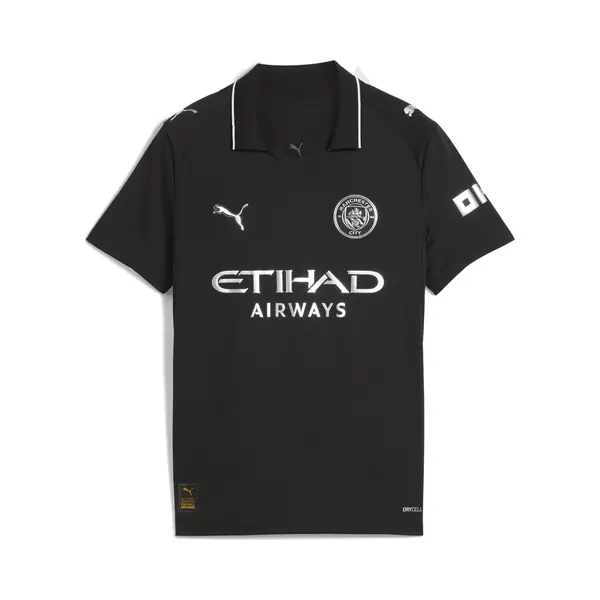 Puma Manchester City Fc Kinder Auswärtstrikot 25/26, Schwarz (Black), 176 thumbnail