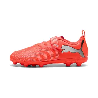 Puma Future 9 Play Klettverschluss Fg/Ag Unleashed - Rot/Weiß/Schwarz/Silber Kinder, Größe 32