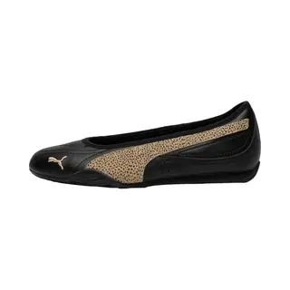 Puma Catch Soleil Topcat Ballerina Voor Dames, Puma Black Toasted Almond Puma Gold, 37 Eu