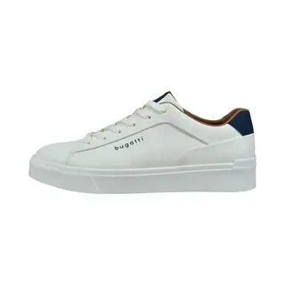 Bugatti Baskets Blanches, Blanc Cassé, 44 Eu