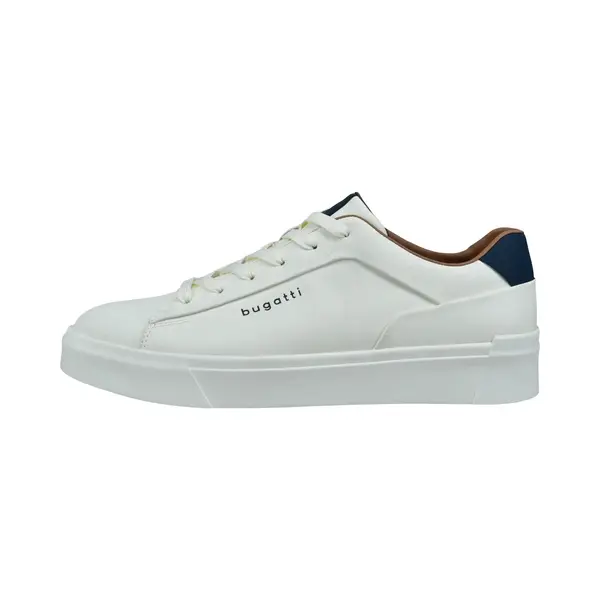 Bugatti Baskets Blanches, Blanc Cassé, 44 Eu thumbnail