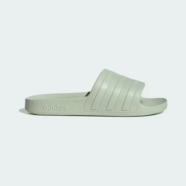 Adidas Women's Adilette Aqua Slides Linen Green/Linen Green/Linen Green 6 Uk 39 Eu thumbnail