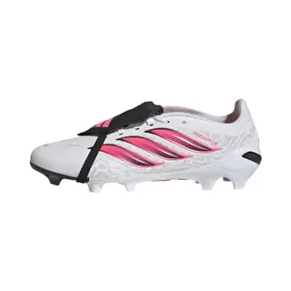 Adidas Unisex Predator League Fold-Over Tongue Firm Ground Football Boots Shoes, Ftwr White/Solar Turbo/core Black, 39 1/3 Eu