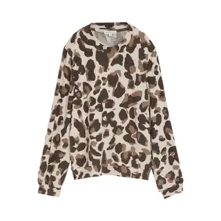 Langarm-T-Shirt Mit Allover-Print Damen Tom Tailor