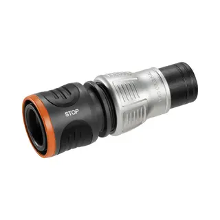 Gardena 18253-50 waterslangkoppeling Slangaansluiting Metaal Zwart, Oranje, Zilver 1 stuk(s)