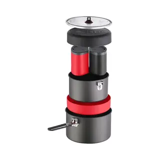 Msr Quick 2 Pottenset Zwart, Rood