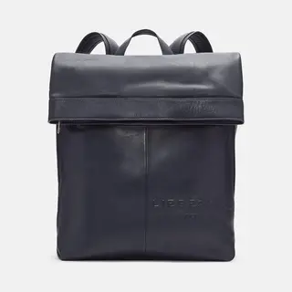 Liebeskind Berlin Leder Rucksack Freizeitrucksack Elvira Backpack Cobalt Night Dunkelblau
