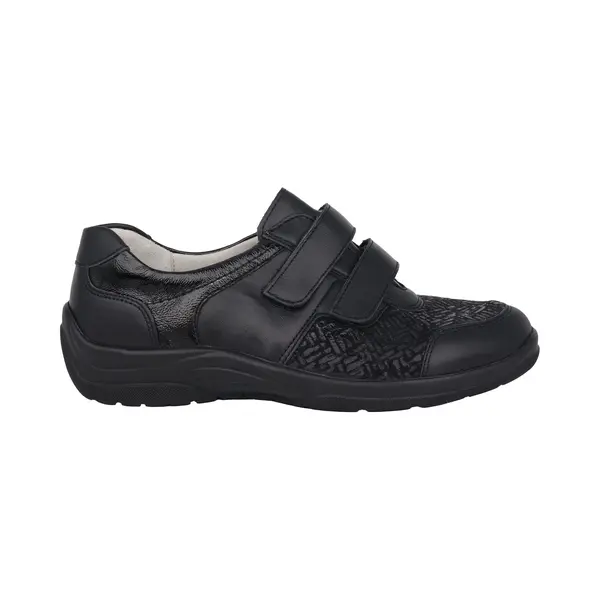Waldläufer Hesna - Dames Sneaker - Zwart - Maat 41 (Eu) 7 (Uk) thumbnail