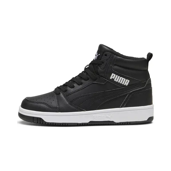Puma Rebound V6 Mid Wtr Jr Sneakers, Uniseks, Kinderen, Puma Zwart-Puma Wit, 36 Eu thumbnail