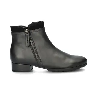 Gabor Damen Ankle Boots, Frauen Stiefeletten, Komfortable Mehrweite (H), gefüttert, Winterstiefeletten, Stiefel, schwarz (Flausch), 40 Eu / 6.5 Uk