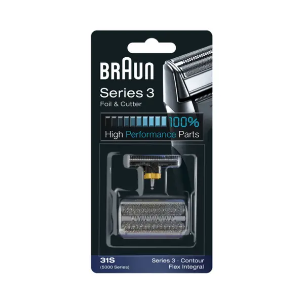 Braun Series 3 vervangend onderdeel scheerapparaat 31S zilver thumbnail