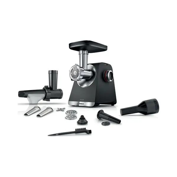 Bosch Serie 6 MFWS650B Fleischwolf 500 W Schwarz, Silber thumbnail