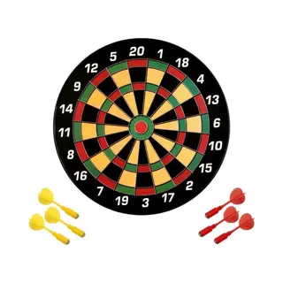 Karella 40 Cm Dartbord Magneet Family Model Met 6 Magnetische Dartpijlen