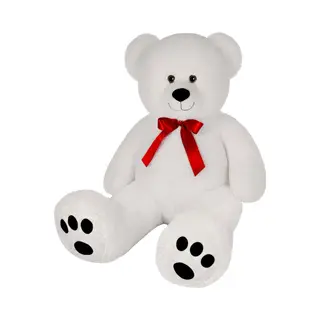 monzana® Knuffelbeer Wit Pluche 150cm Xxl