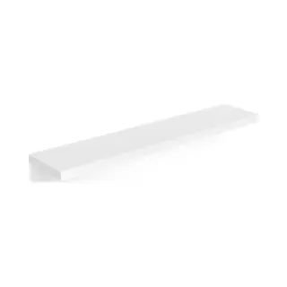 Casaria Wandboard, Weiß Hängeregal Mit Halterung 15kg Tragkraft Küche Matt 90cm