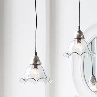 Loberon Hanglamp Noelle Helder/zilverkleurig