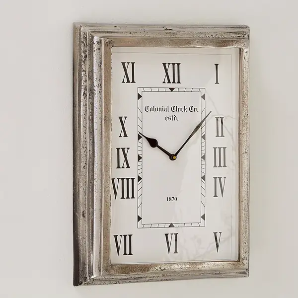 Mirabeau Wanduhr Uhr Roman Antiksilber thumbnail