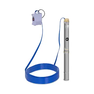 Dompelpomp - 70 Mm / 2, 75'' - 3800 L/h - 370 W - 20 M Kabel / 37 M Opvoerhoogte - Rvs - Hillvert