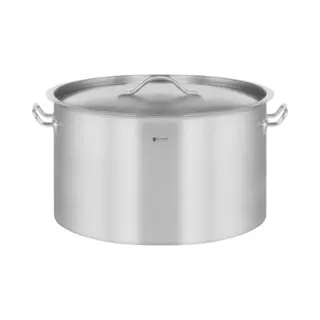 Royal Catering Kochtopf 31 L Suppentopf Ø 40 X 28 Cm Induktion Topf + Deckel Eintopf Edelstahl, Edelstahl, Verschiedene Größen