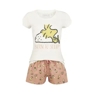 Peanuts Woodstock - Born To Sleep Schlafanzug Multicolor In M
