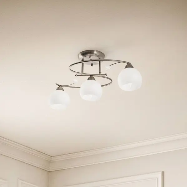 Lindby - Ceiling Lightdimmable 'svean' Made Of Glass For Living Room & Dining Room thumbnail